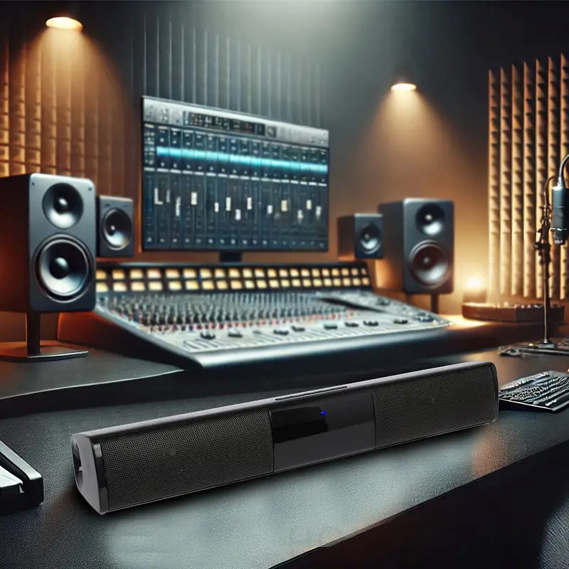 Apple Music Audio Quality - 40 W Hochleistungs-Wandmontage-Wireless-Soundbar Stereo-Heimkino-TV Starker Bass