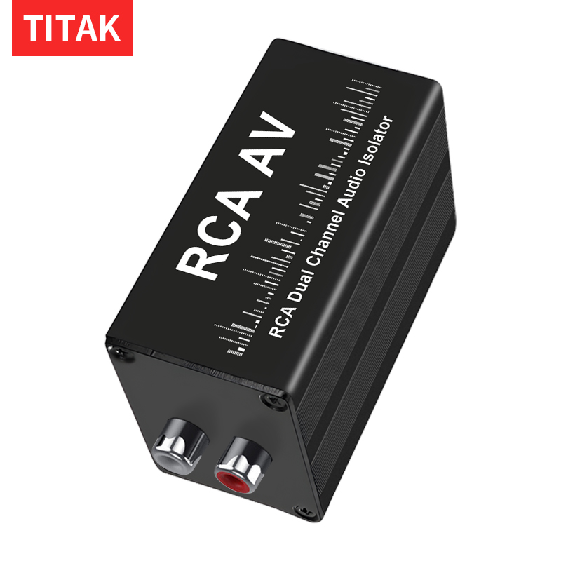 Audio Music Isolator - Tragbarer 3,5-mm-AUX-Erdungsschleifenisolator, professioneller Hum-Eliminator, Audio-Signalisolator, Rauschfilter,