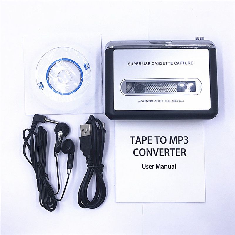 Audio Music Converter To Mp3 - A98Z Kassettenspieler, tragbarer USB-Kassetten-zu-MP3-Konverter, Audio-Musikkassette mit