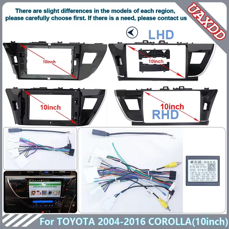 Audio Music Cd - Für TOYOTA 2014-2016 COROLLA 10,1 Zoll