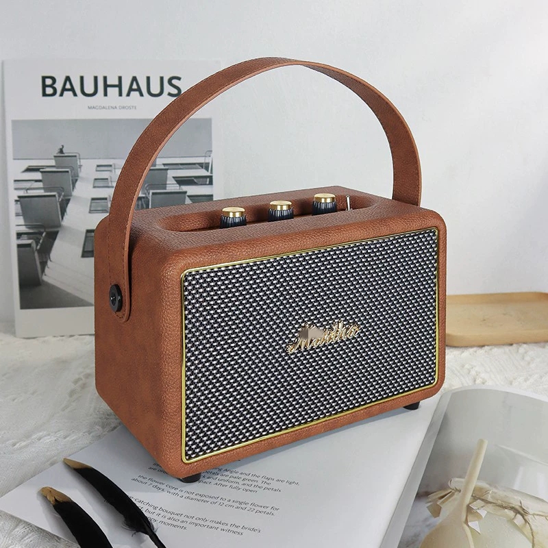 Apple Music Audio Quality - Retro Holz Outdoor Tragbare Lautsprecher 30W