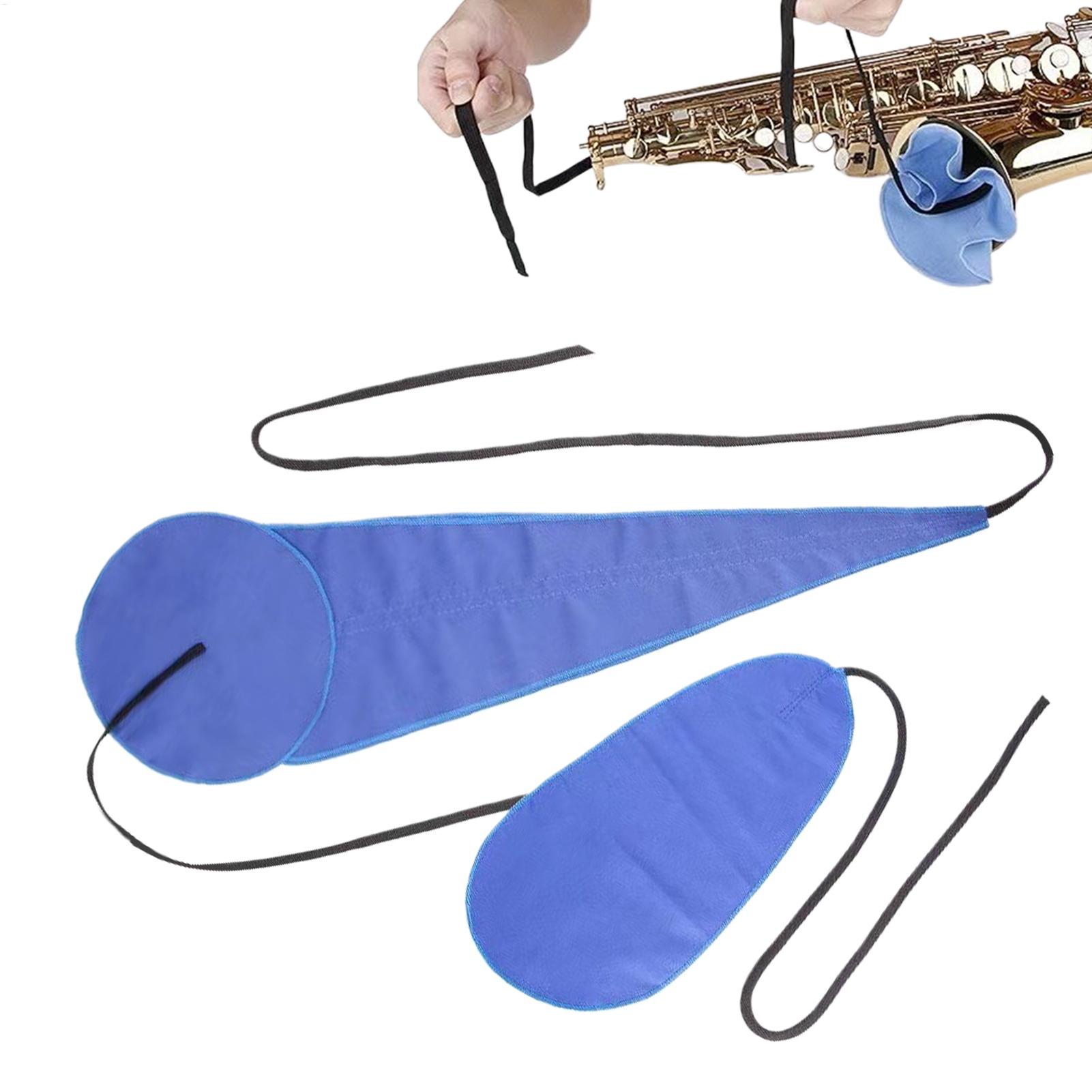 Clarinet Care Kit - 2-teiliges Weiches Saxophon-Pflegeset Saxophon-Reinigungstuch-Kit Klarinetten-Reinigungstupfer für
