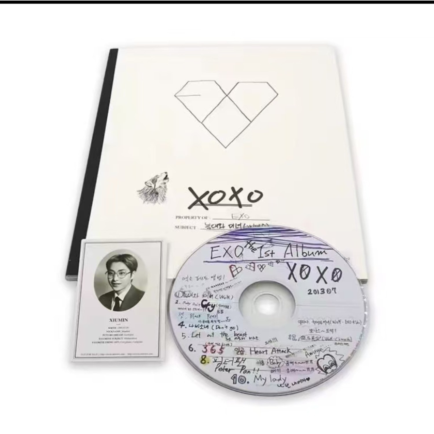 Audio Music Cd - Koreanische Pop-Vocal-Musik-CD mit Sammel-Fotokarte, handgezeichnetem Artbook-Paket,