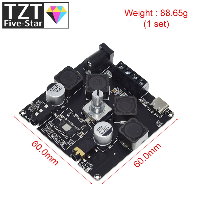 TZT 2x50W Bluetooth 5.0 Audio- – Audio Music Apps Bewertung und Preis