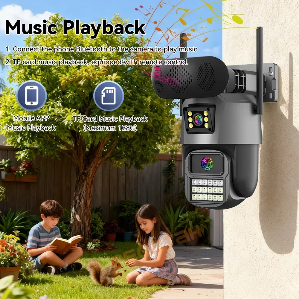 8MP Outdoor-Überwachungskamera – Audiovision Music Player Bewertung und Preis