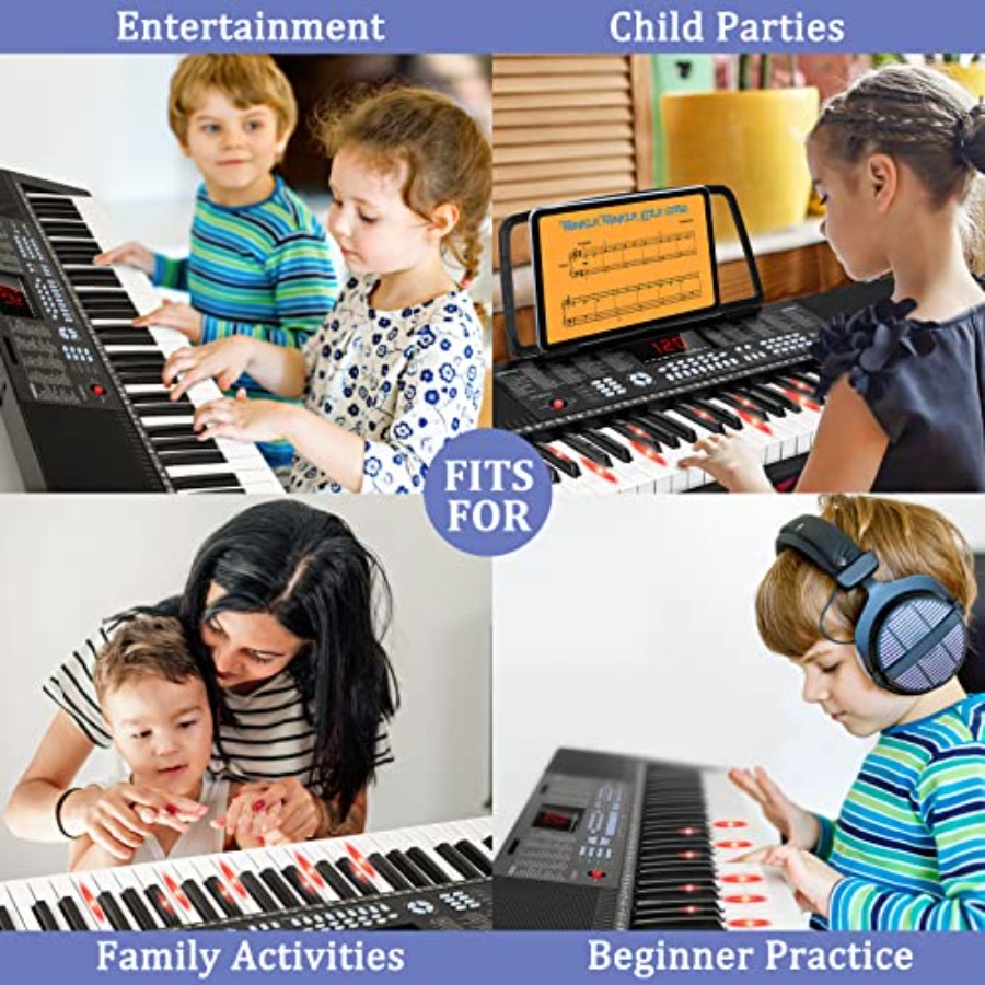 Anfänger-Keyboard mit 61 beleu – Keyboard Piano 61 Key Bewertung und Preis