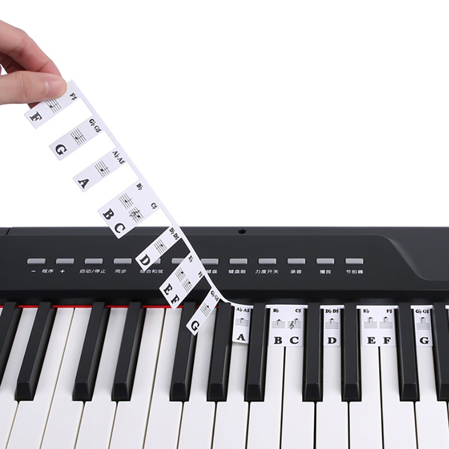 Aufkleber für Klaviertastatur, – Keyboard Piano 61 Key Bewertung und Preis
