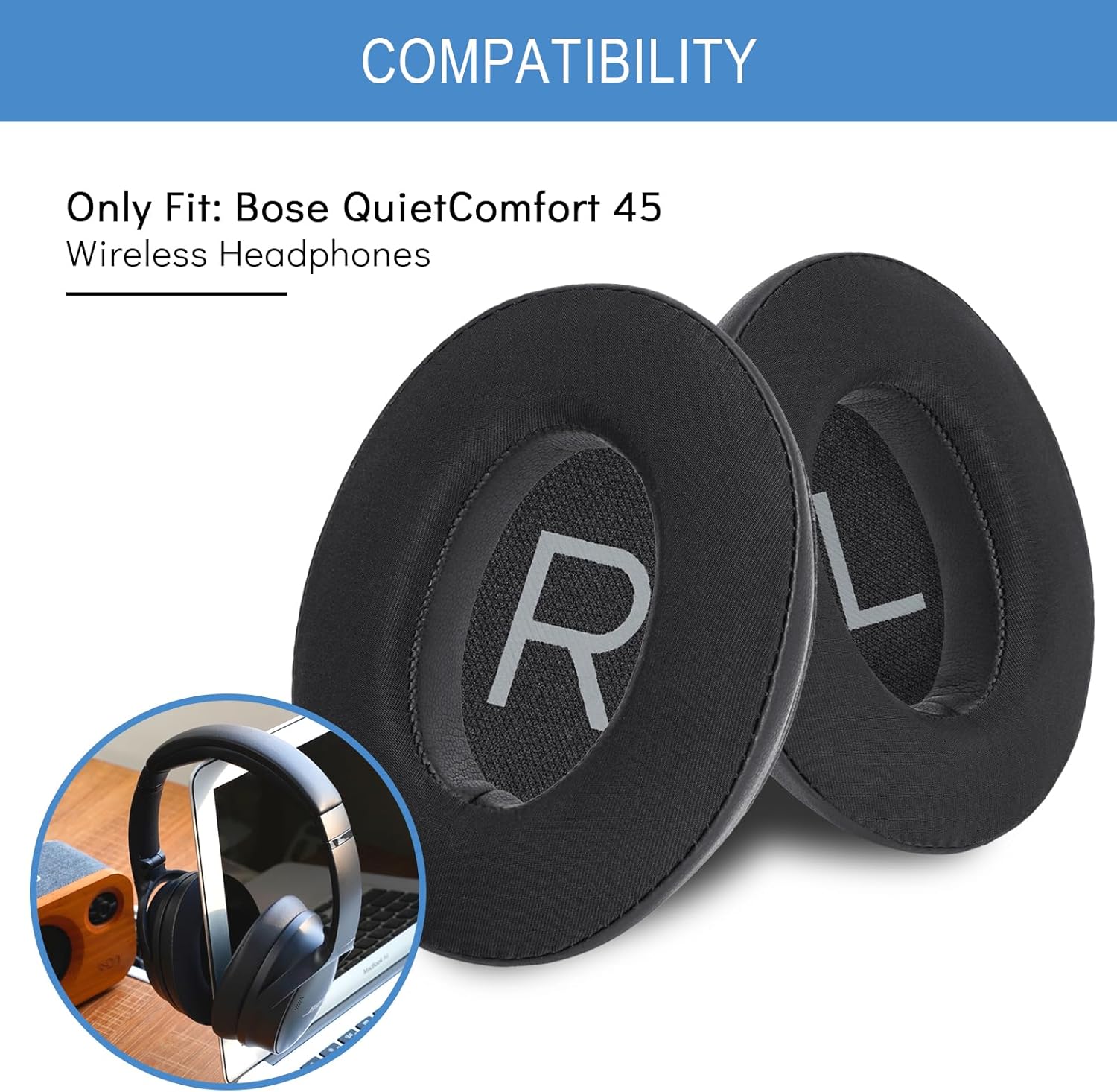 Kühlgel-Ersatz-Ohrpolster für  – Bose Headphone Qc45 Bewertung und Preis