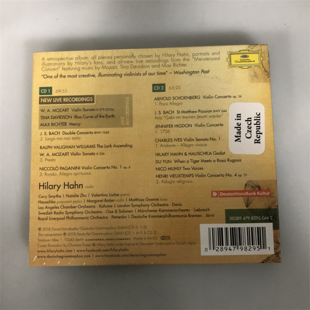 CD 'Retrospective' Hilary Hahn – Audio Music Cd Bewertung und Preis