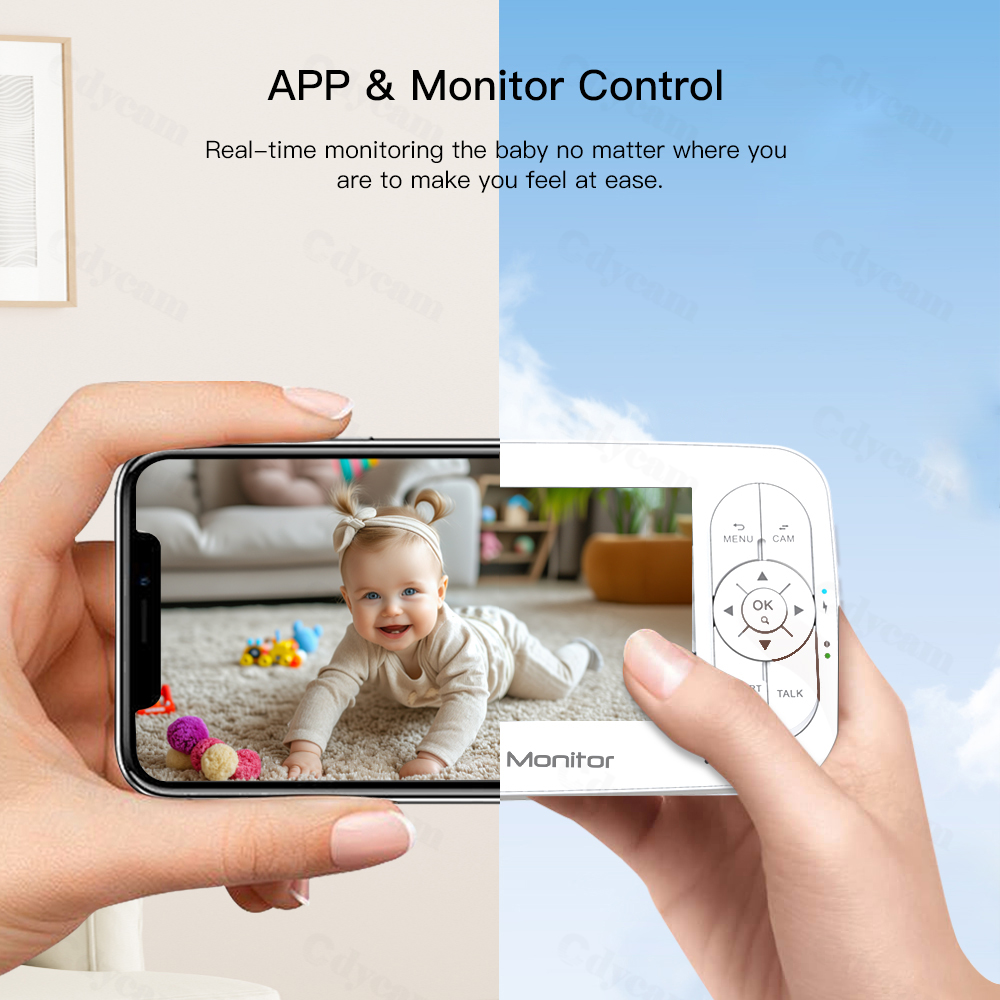 5-Zoll WLAN-Babyphone mit Tuya – Audio Music Apps Bewertung und Preis