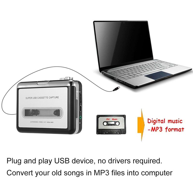 B27B USB-Kassetten-zu-MP3-Konv – Audio Music Converter To Mp3 Bewertung und Preis