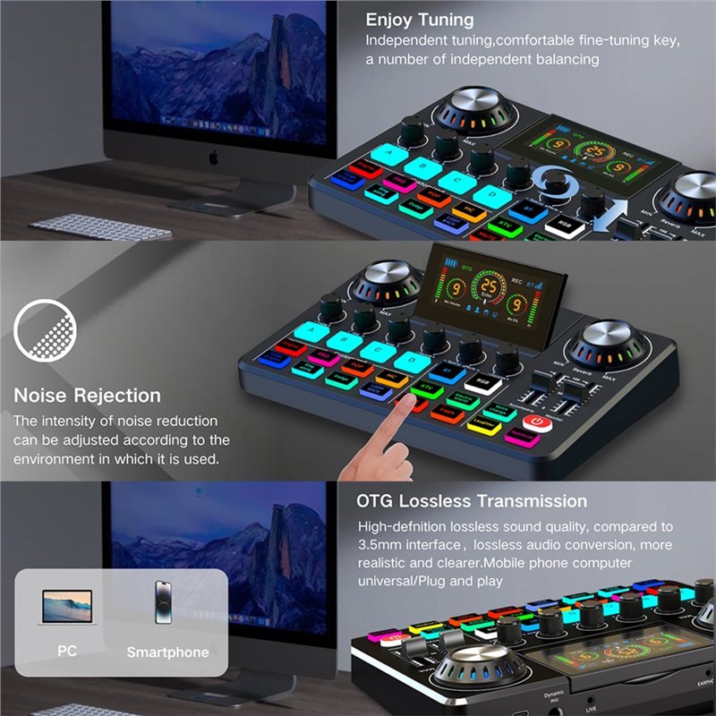 ABLB-Audio-Mixer, Live-Soundka – Audio Music Changer Bewertung und Preis
