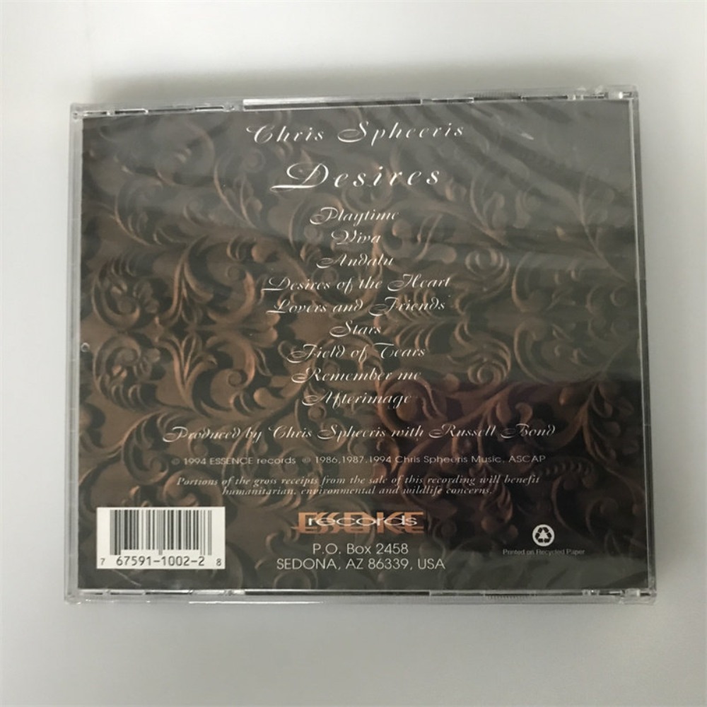 CD 'Desires' von Chris Spheeri – Audio Music Cd Bewertung und Preis