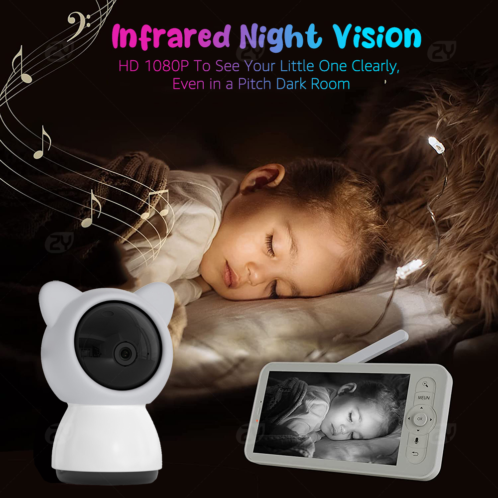 WiFi-Babyphone mit APP, 5-Zoll – Audio Music Apps Bewertung und Preis